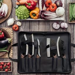 5-Piece Outdoor Chef Knife Set with Carrying Case thumbnail